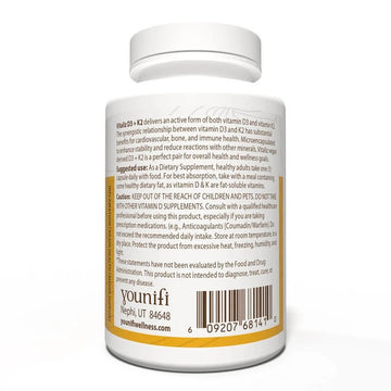 Vitamin D3 K2 - 100% Natural Plant-Based